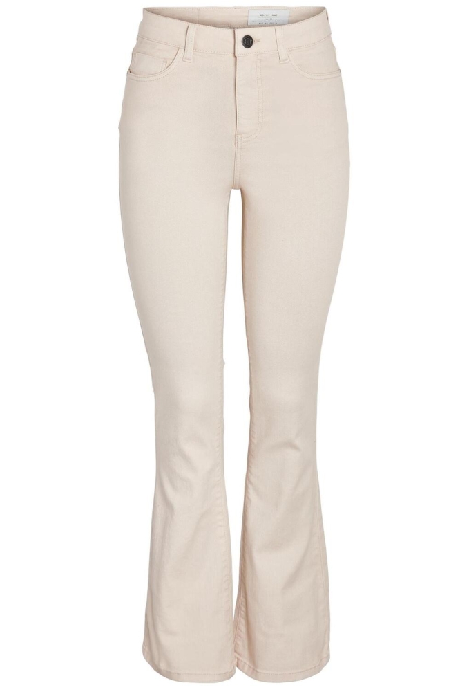 NMSALLIE HW FLARE JEANS OATMEAL NOO 27029277 OATMEAL